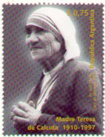 La Madre Teresa de Calcuta en la Filatelia