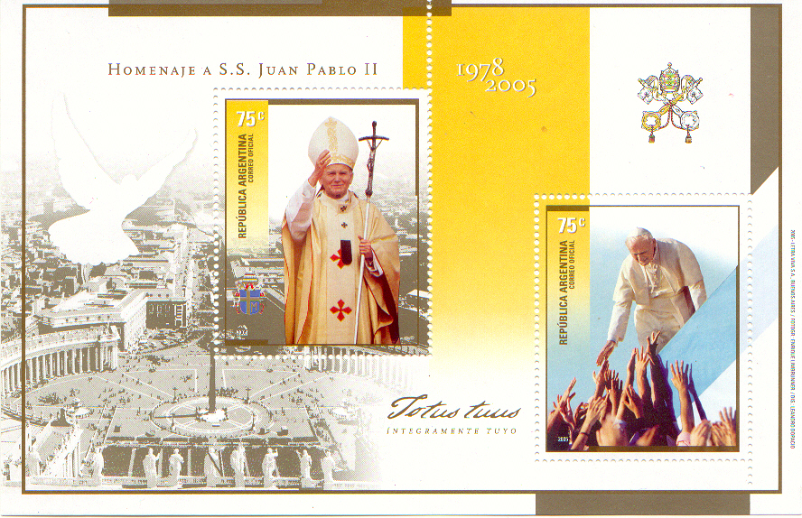 Juan Pablo II fallece finalizando la semana santa del año 2005